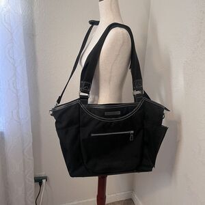 Clark & Mayfield Women's Black Laptop Bag Shoulder Strap Travel Large 18"